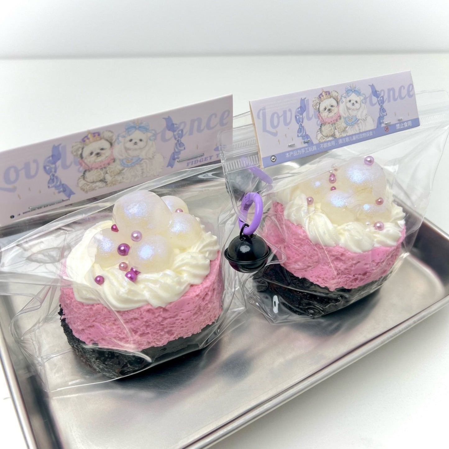 Lychee Blueberry Cake Squishy Toy