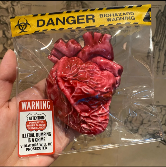 Halloween Realistic Heart Squishy Toy