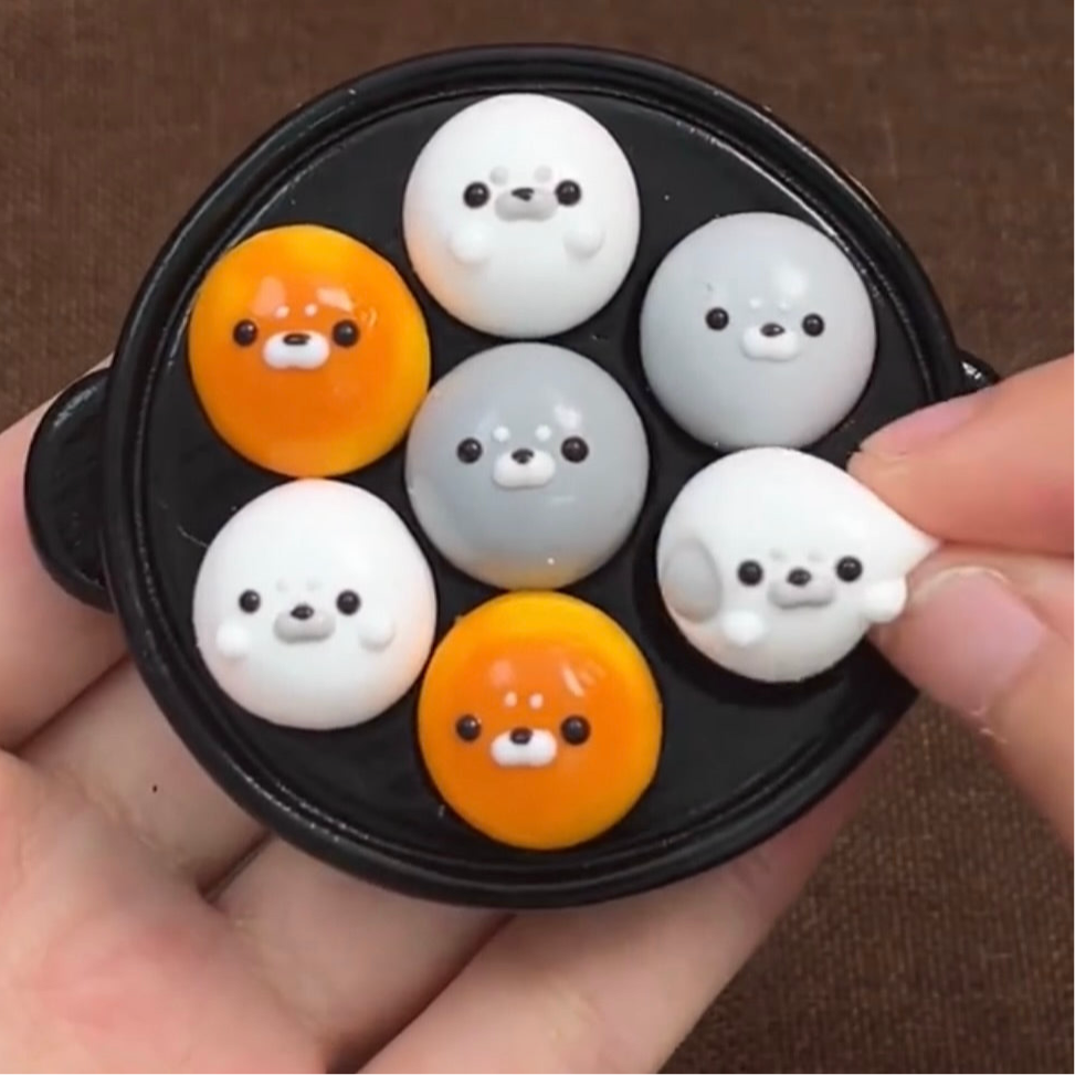 A Tray of Animal (7pc)