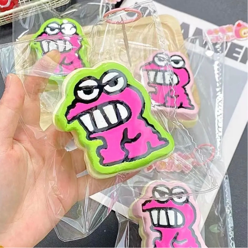 Mr.Waniyama Crocodile Cookies Squishy Toy