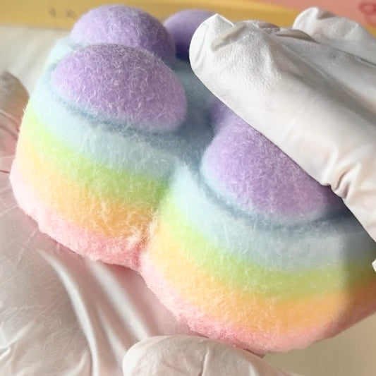 Big Rainbow Catpaw Squishy Toy