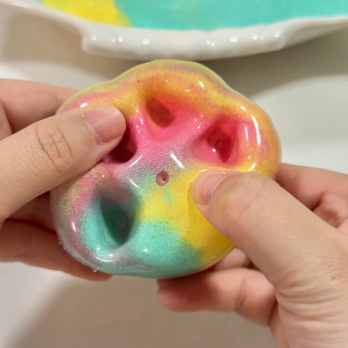 Rainbow Sherbet Sandy Ball