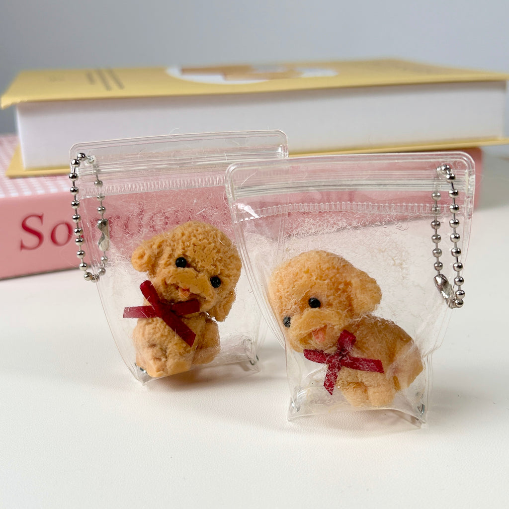 Mini Teddy Dog Squishy Toy