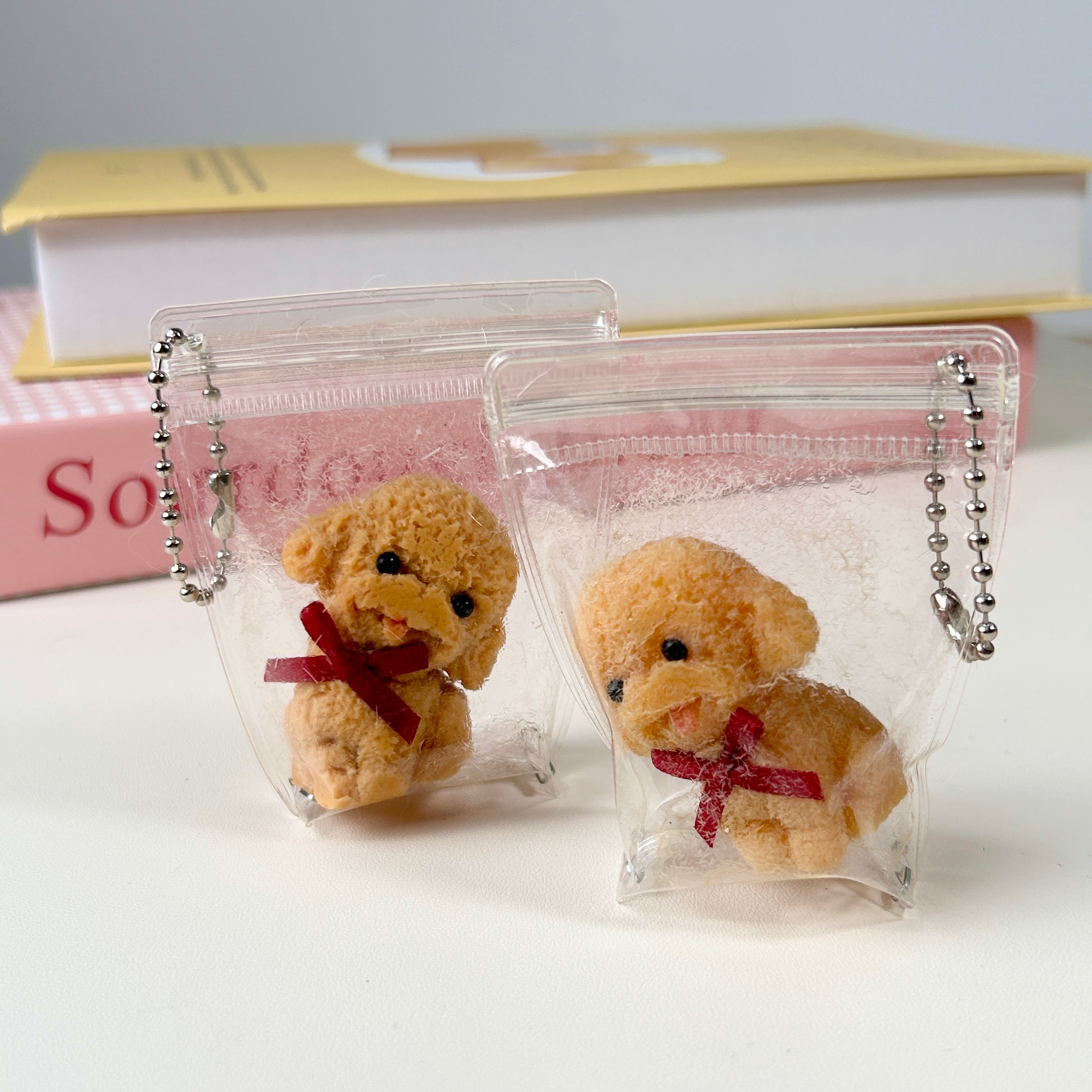 Mini Teddy Dog Squishy Toy