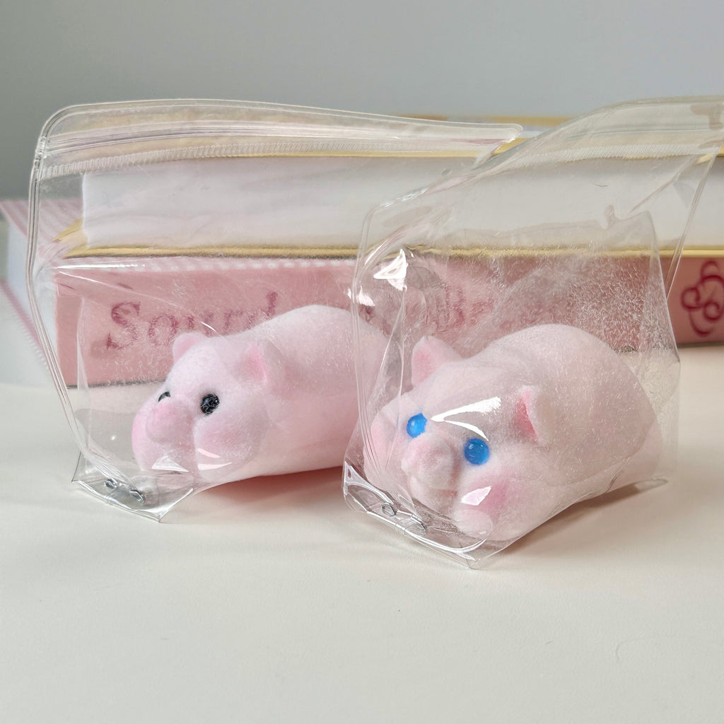 Fluffy Piggy Squishy Toy
