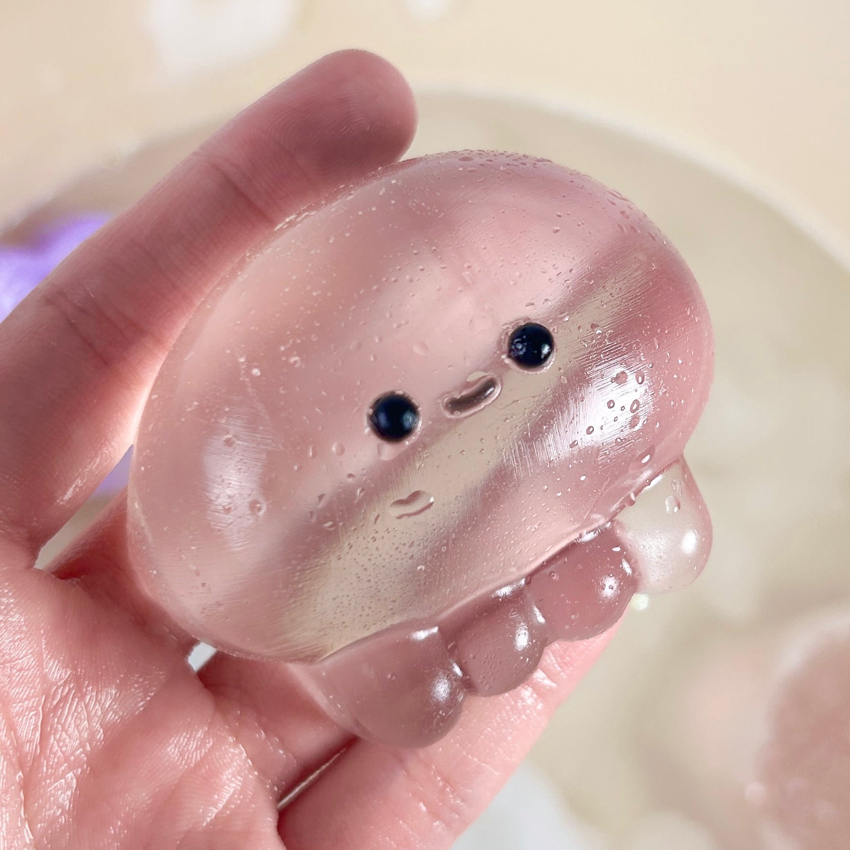 Clear Baby Jellyfish Squishy Toy