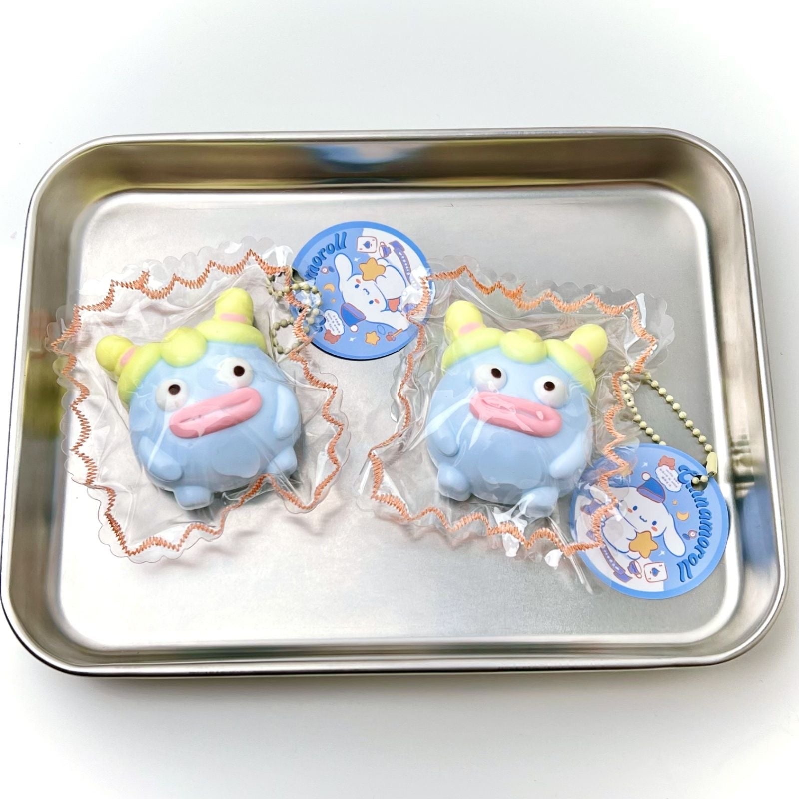 Blue Braided Blob Squishy Toy