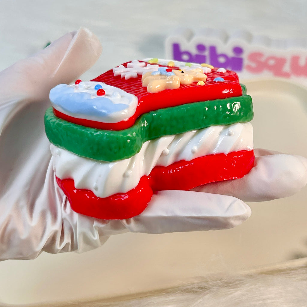 Christmas Gloves Cookie Squishy Toy