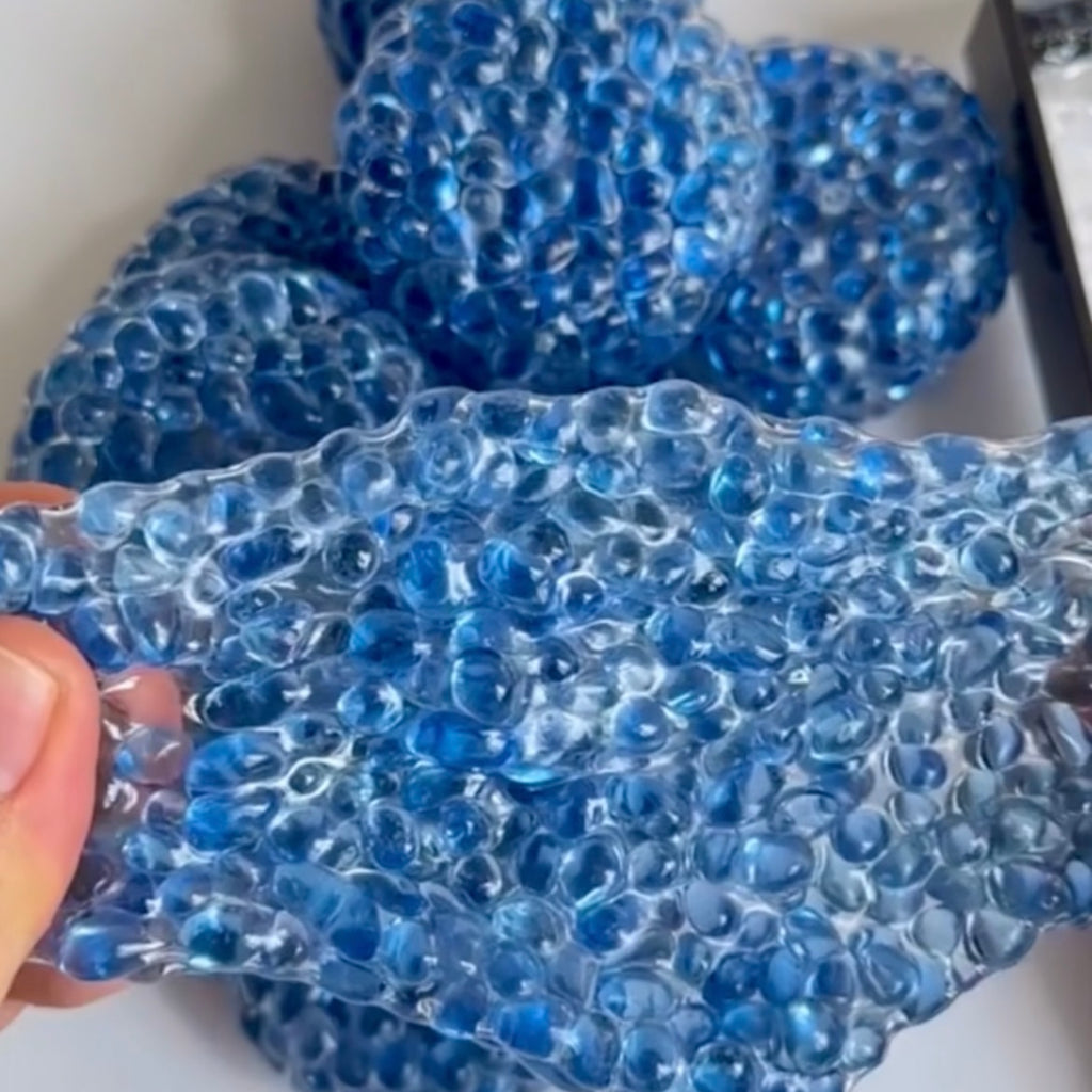 Blue Crystal Bead Stress Ball