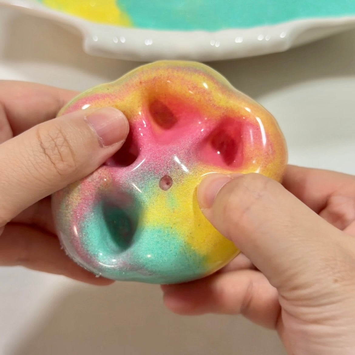 Rainbow Sherbet Sandy Ball