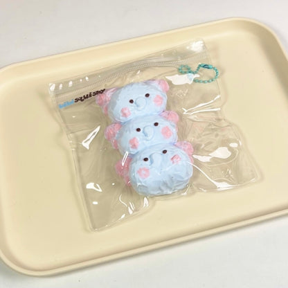 Stacked Elephant Trio Squishy Toy