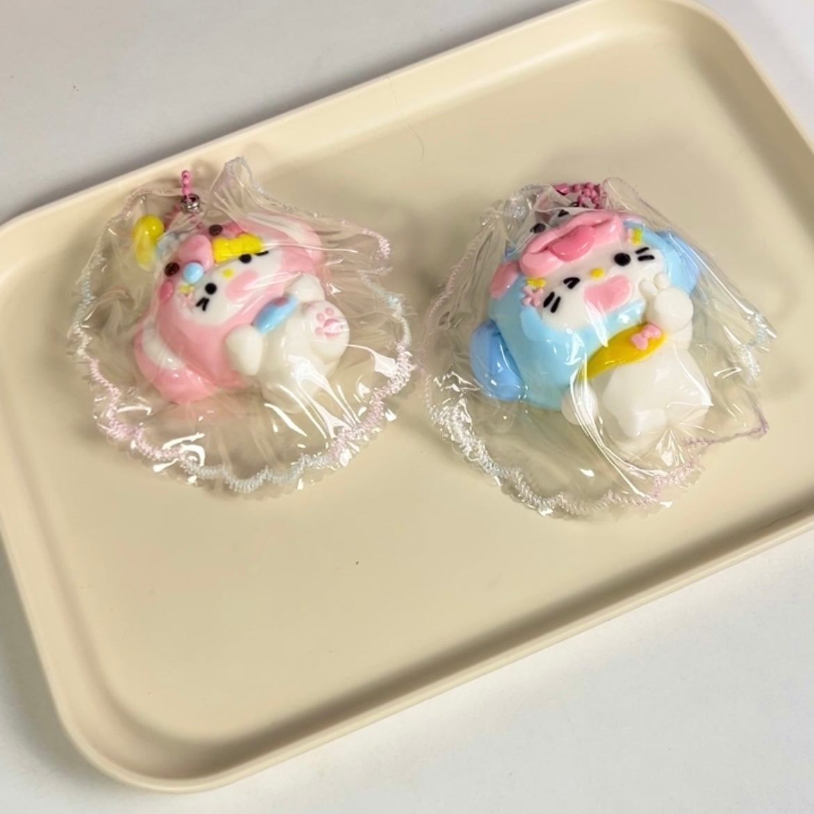 Kitten in a Nightcap Squishy Toy