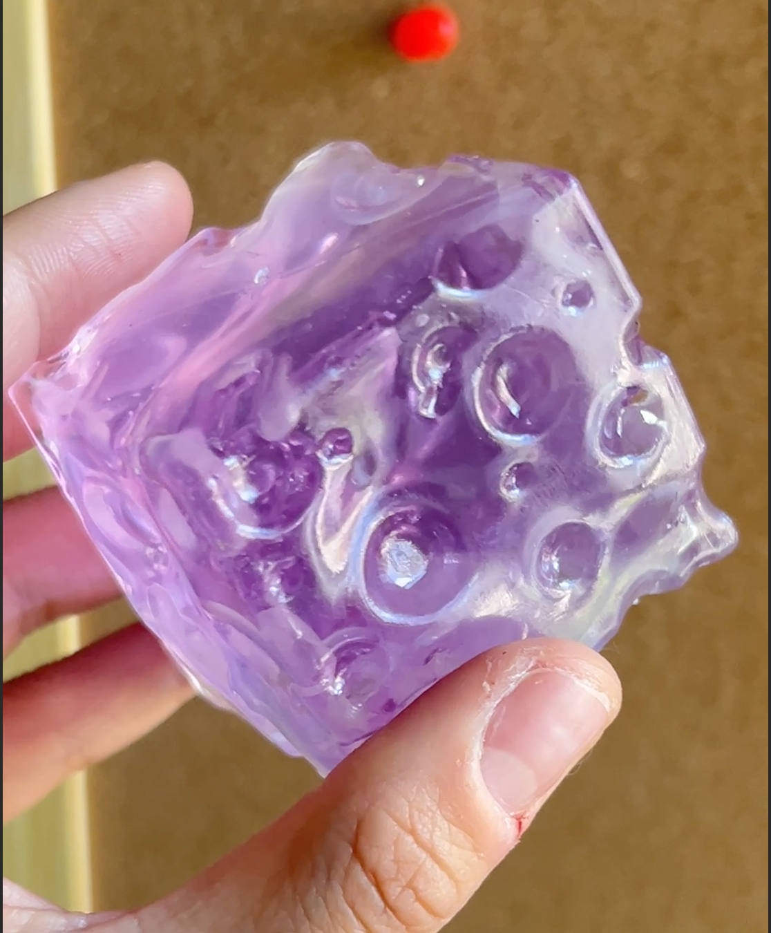 Transparent Mini Cheese Cube