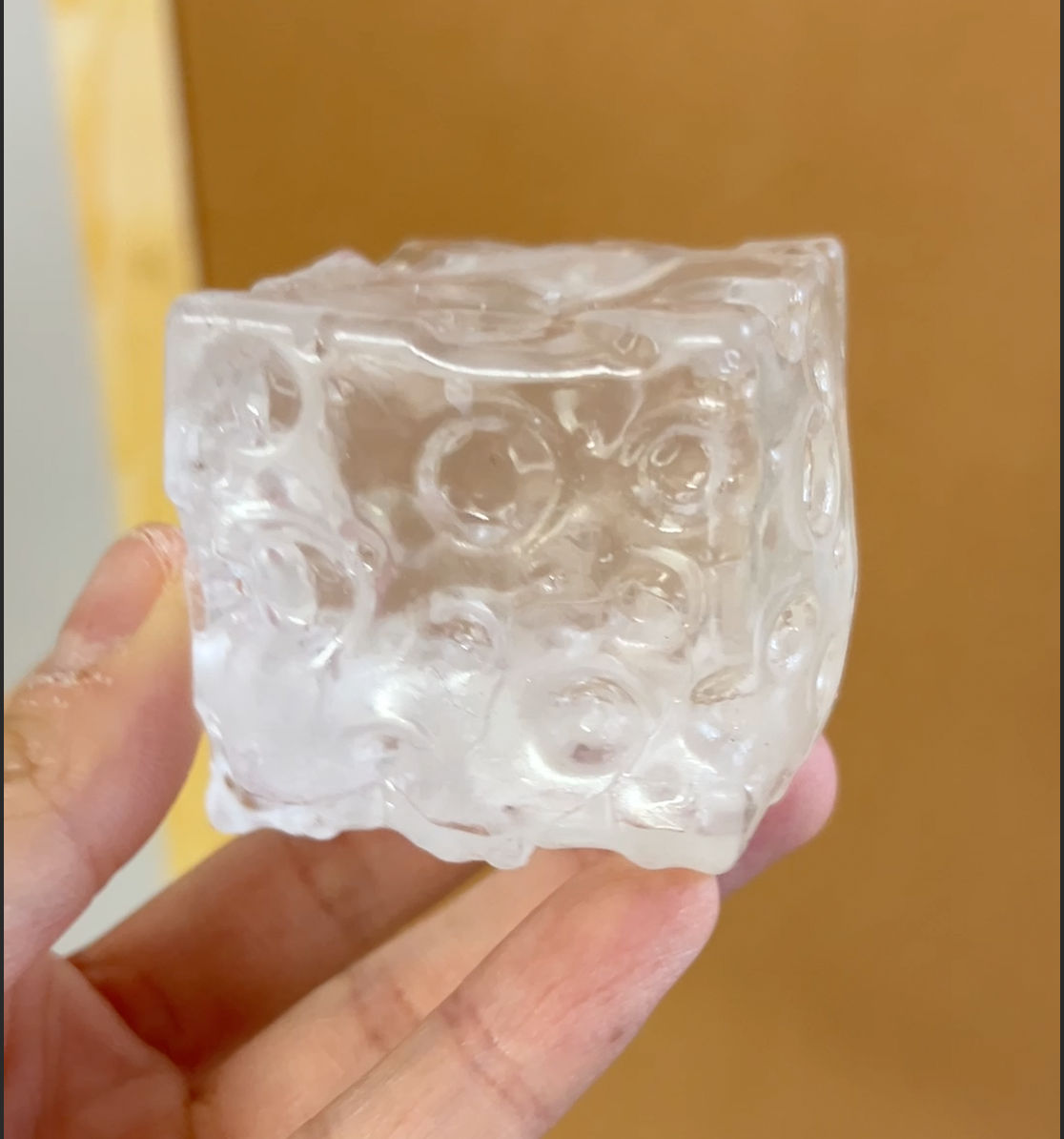 Transparent Mini Cheese Cube