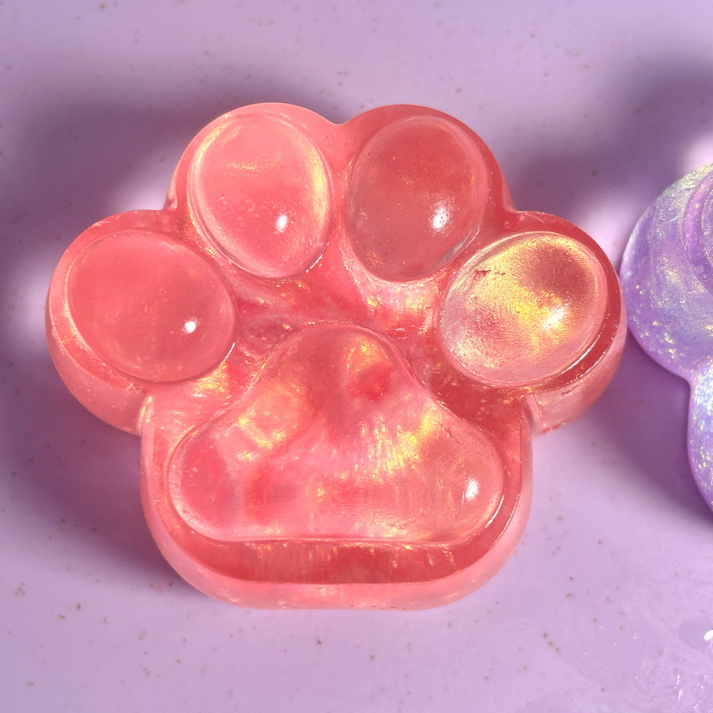 Glitter Cat Paw Squishy Toy