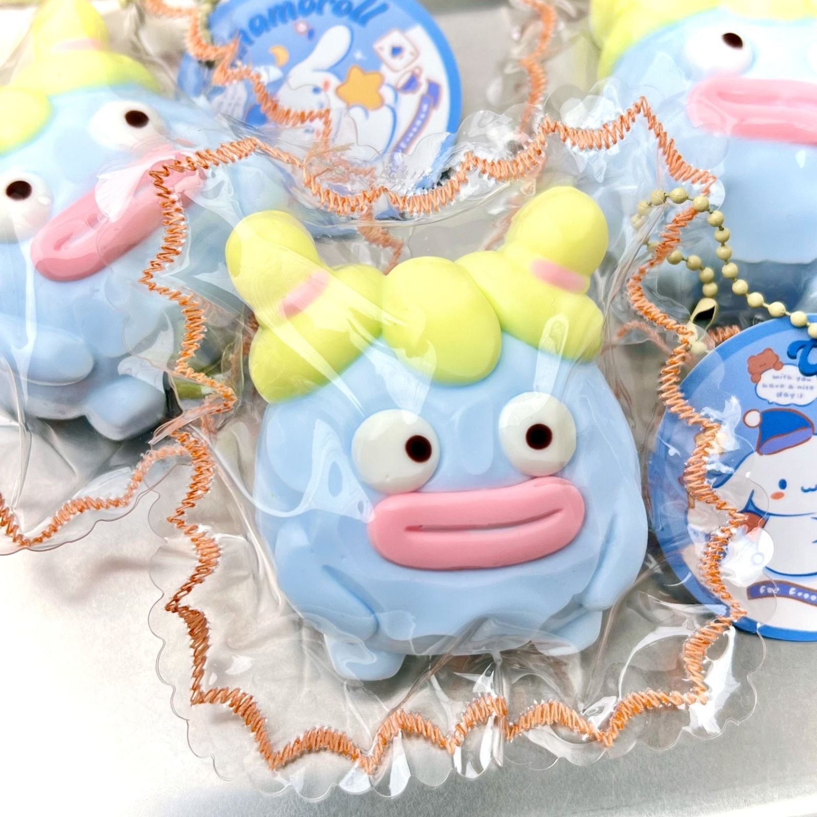 Blue Braided Blob Squishy Toy