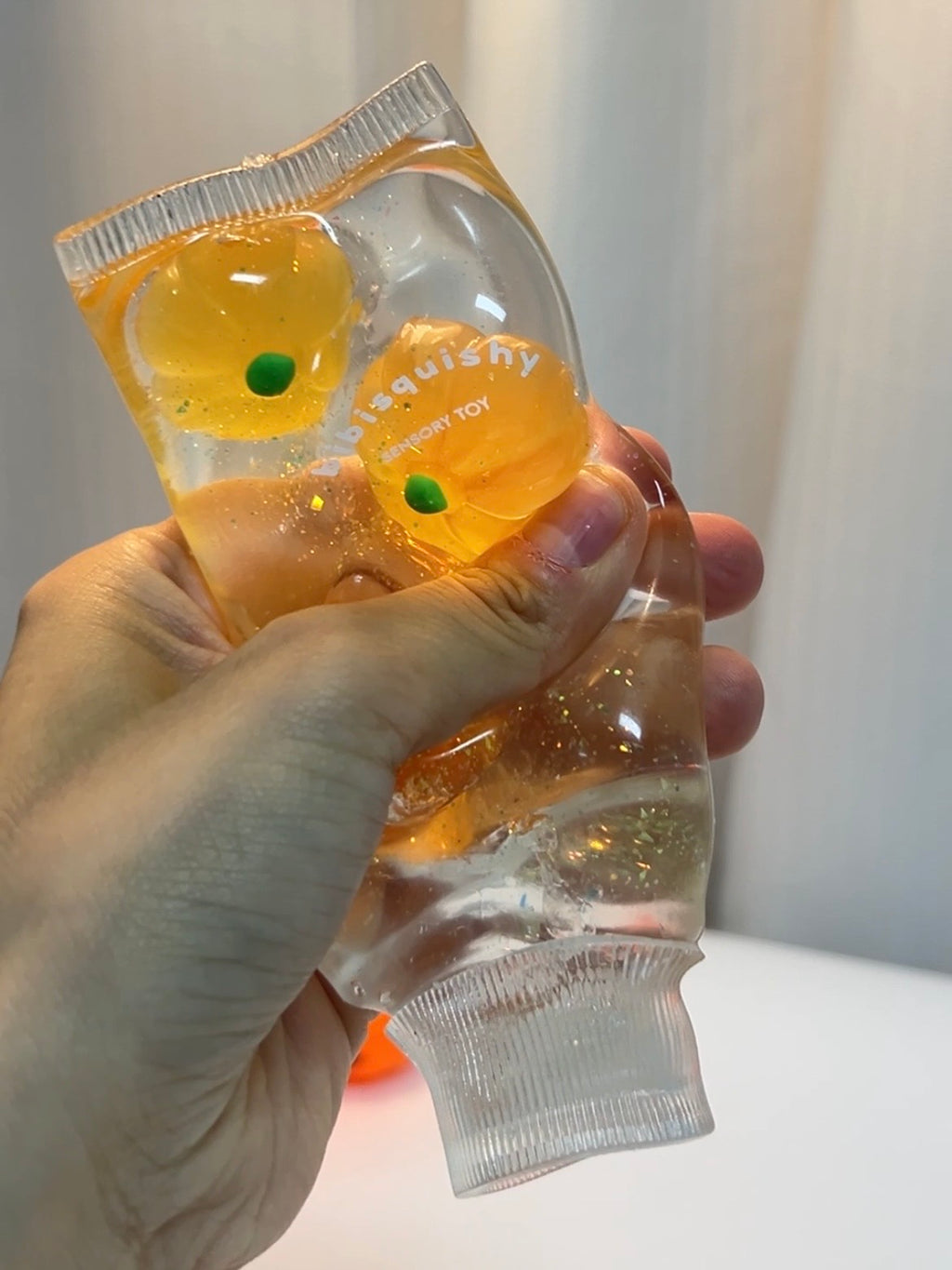 Glow Pumpkin Toothpaste Tube