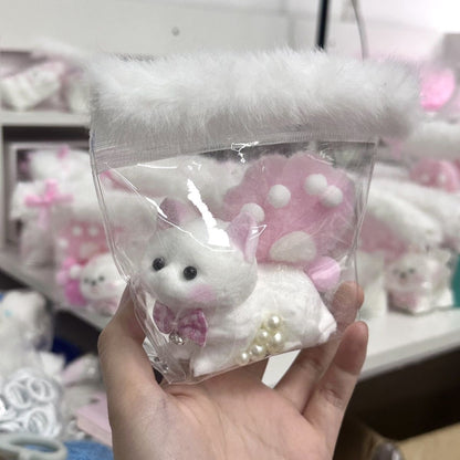 Pretty White Cat Squishy Toy