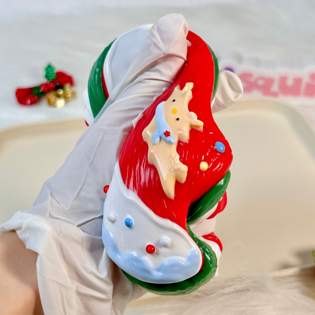 Christmas Gloves Cookie Squishy Toy