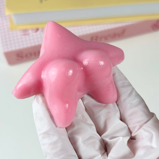 Pinky Star Fish with Cute Butt Squishy Toy