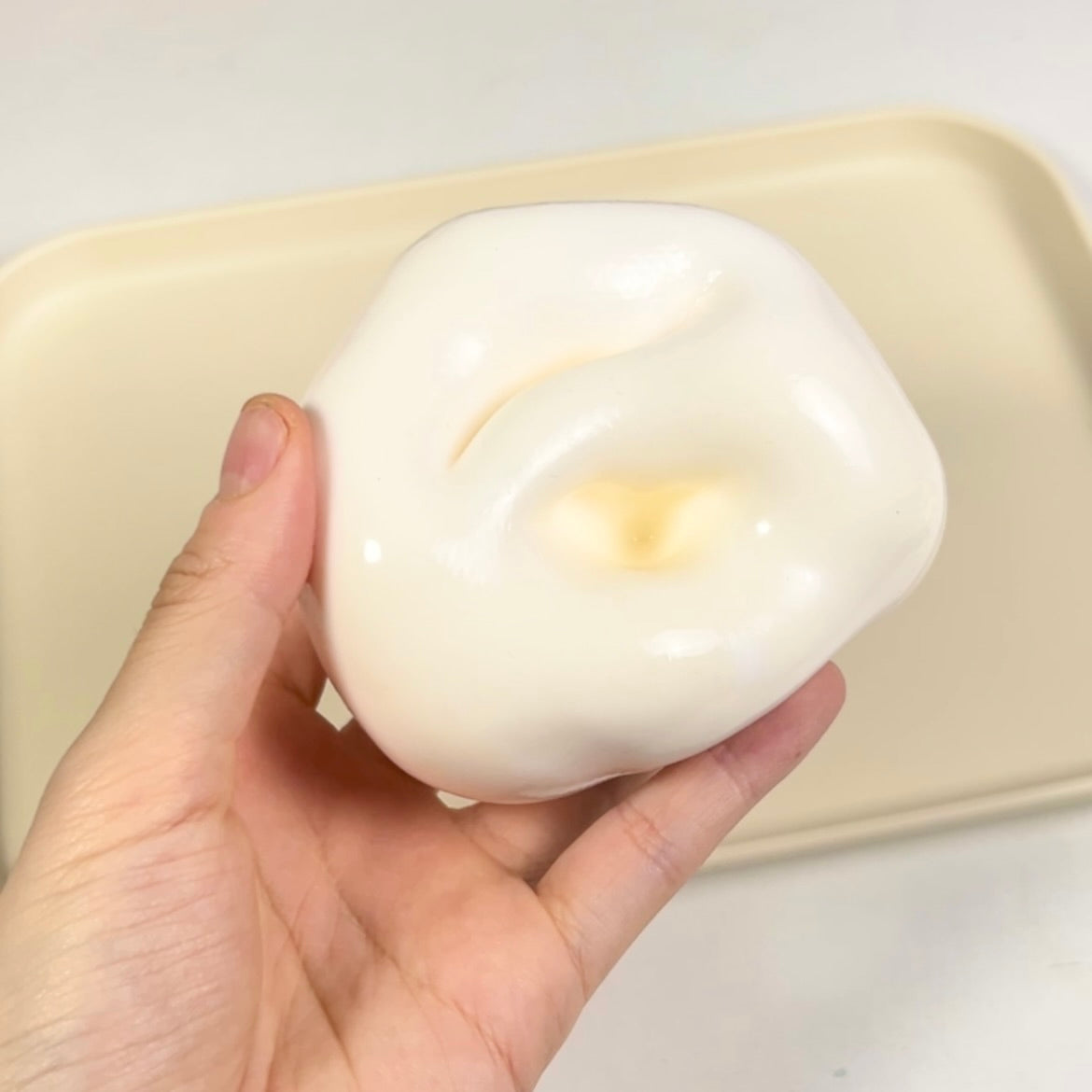 Cheese-Texture Stress Ball