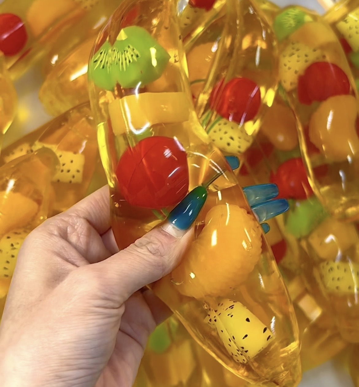 Tropical Jelly Fruit Banana Stress Ball