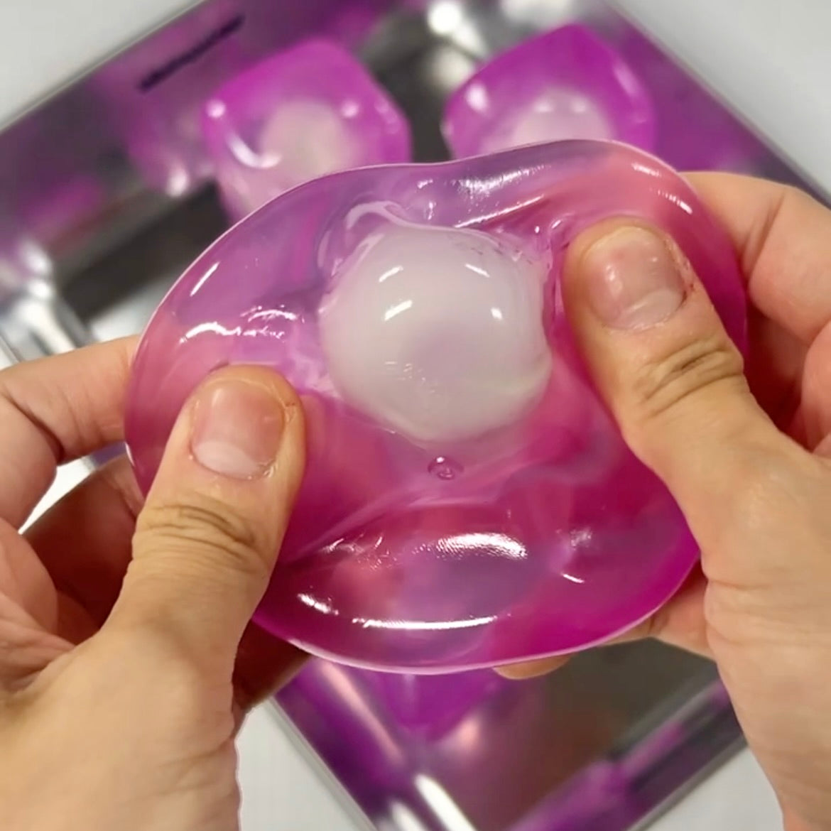 Grape Jelly Wax Core Stress Ball