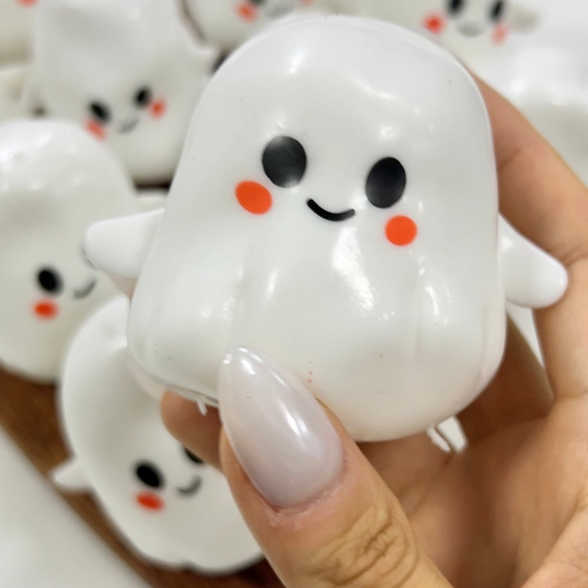Spooky Ghost Squishy (Vaseline Filled) 👻💕