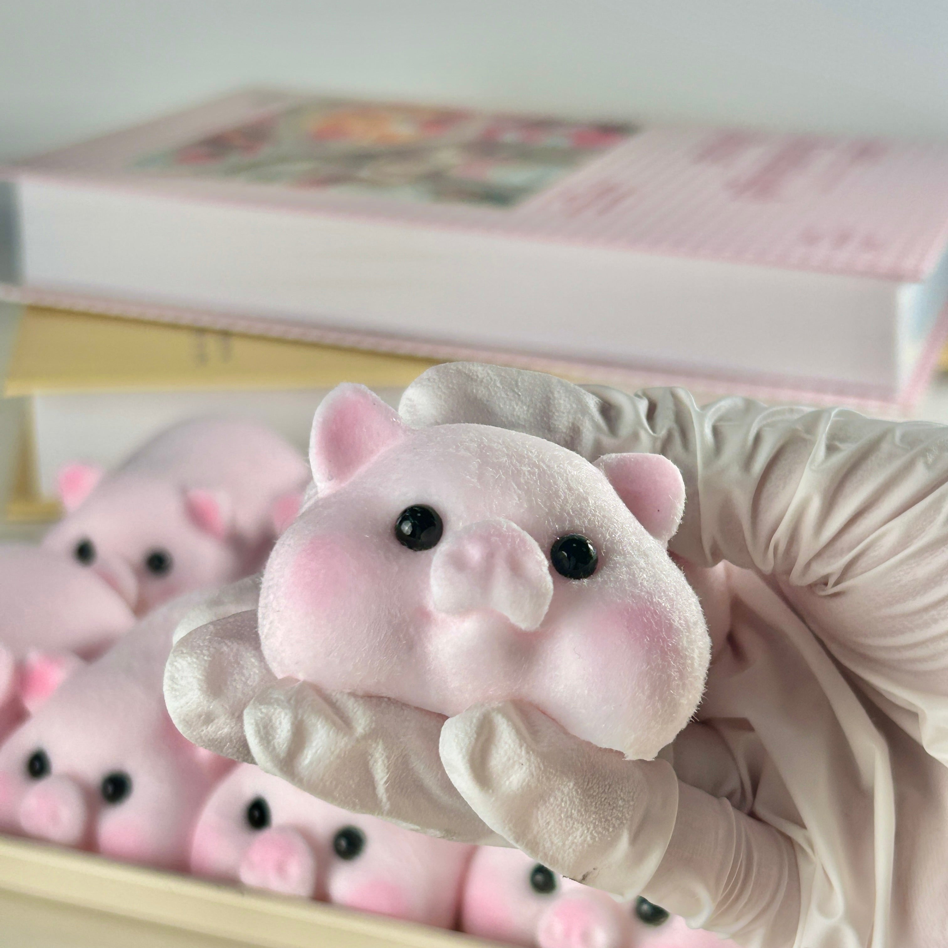 Fluffy Piggy Squishy Toy