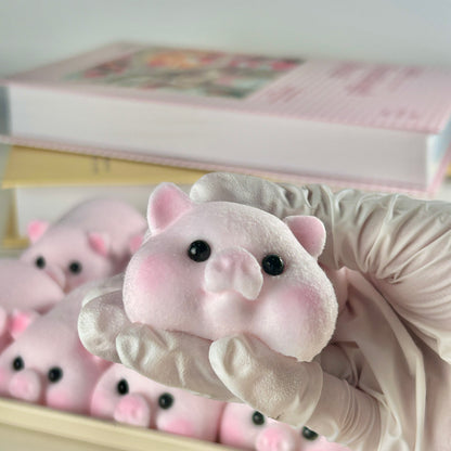 Fluffy Piggy Squishy Toy