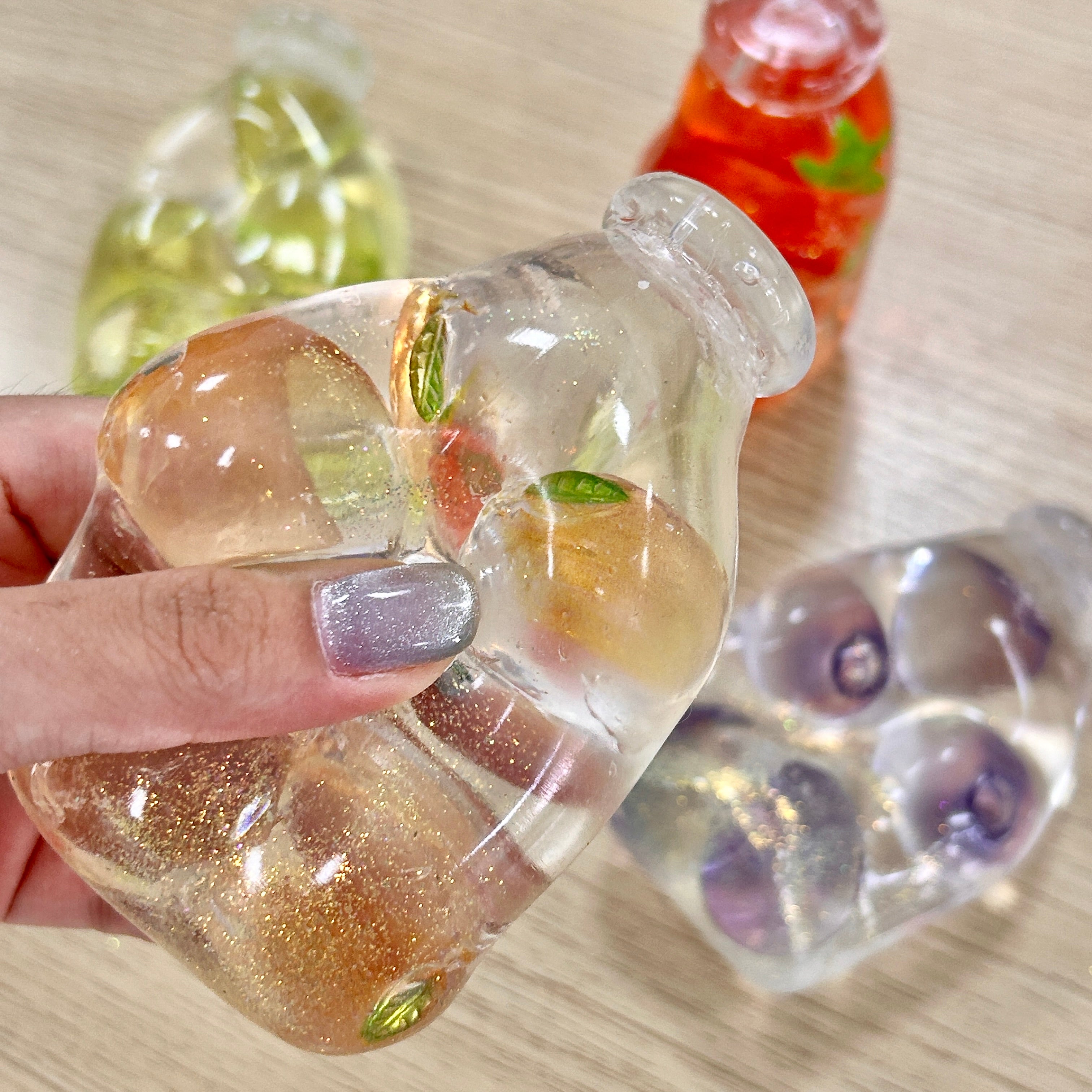 Clear Fruit Bottle
