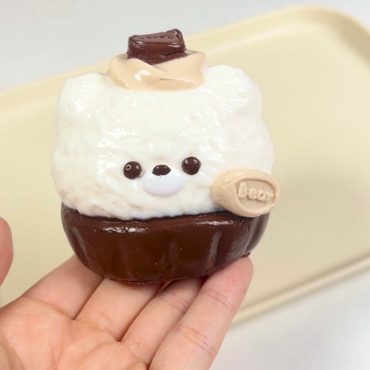 Bear Cupcake Squishy Toy
