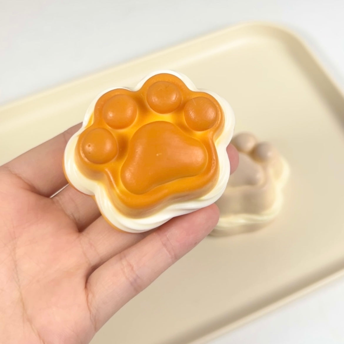 Cat Paw Sandwich Cookie Squishy Toy