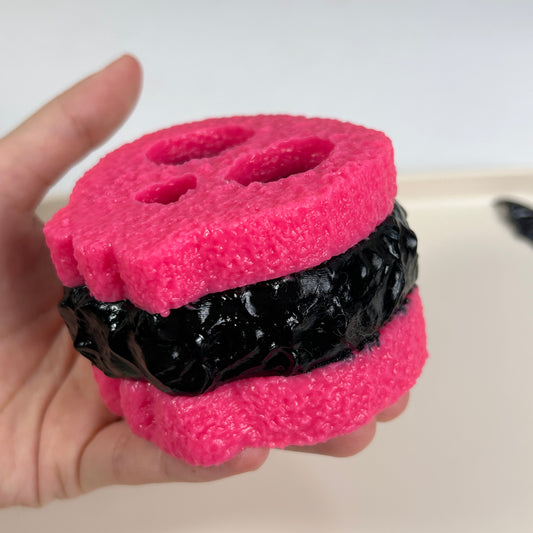 Halloween Skeleton Cookie Squishy Toy