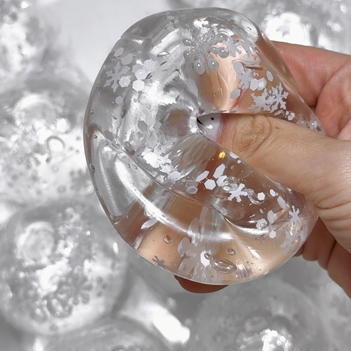 Snow Crystal Stress Ball