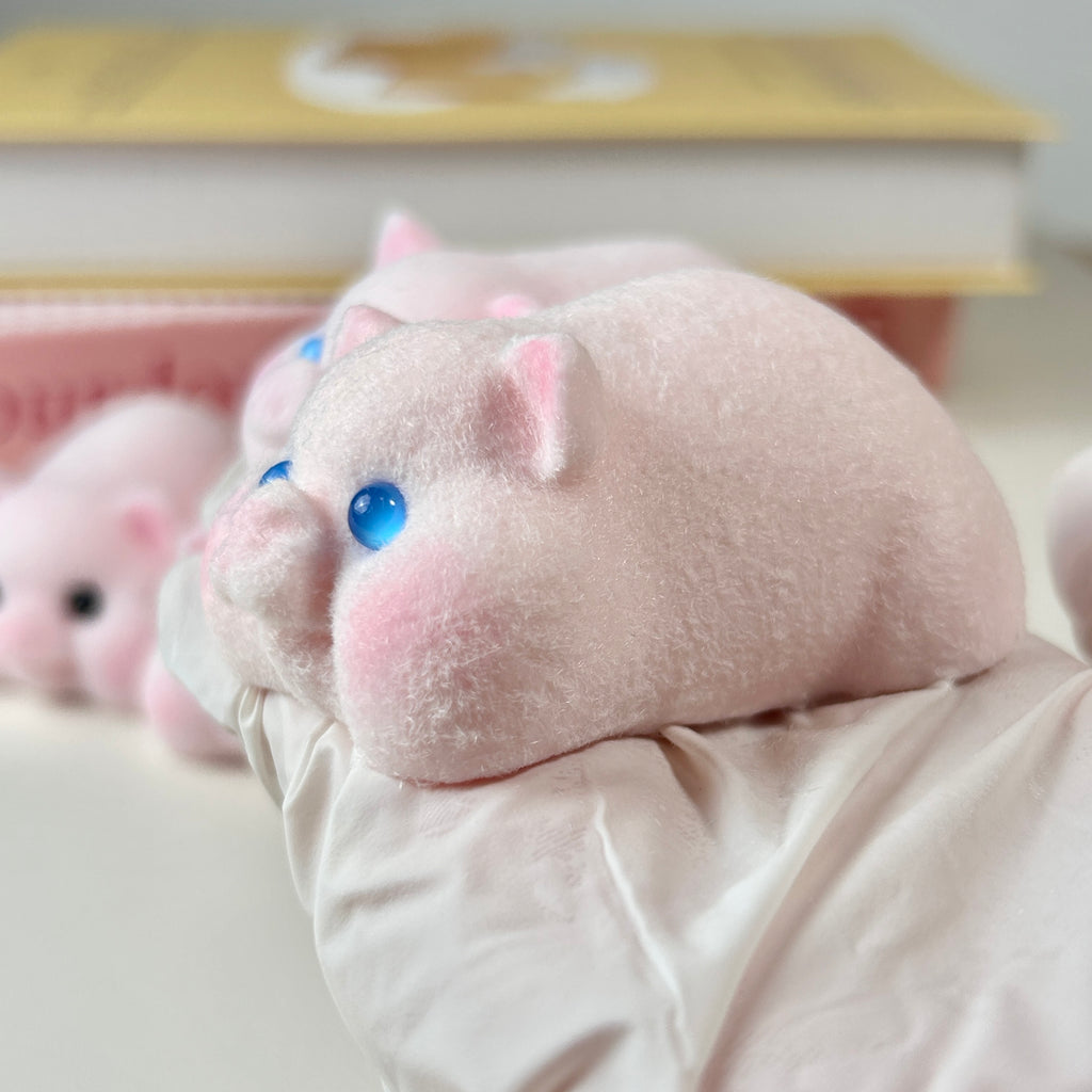 Fluffy Piggy Squishy Toy