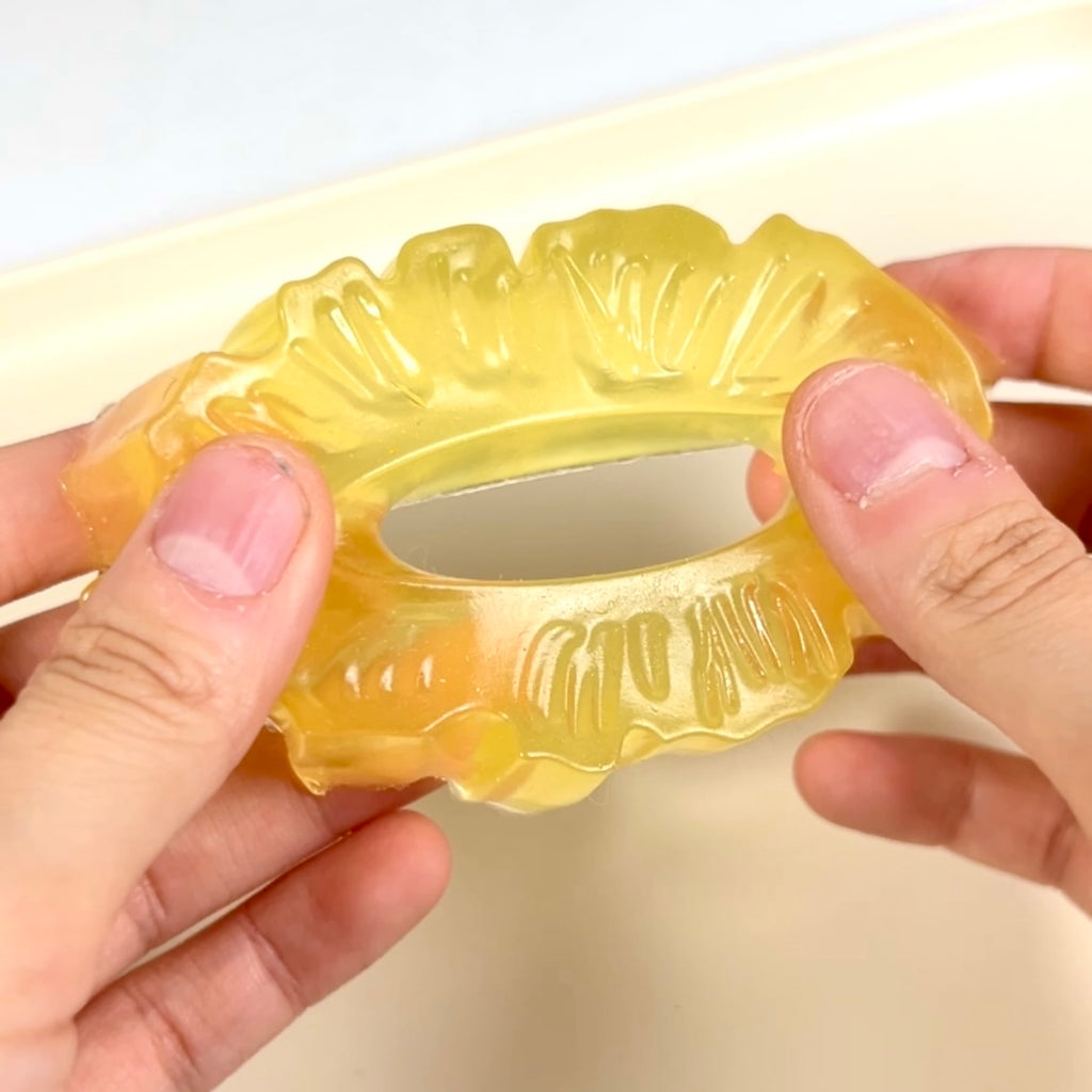 Jelly Pineapple Slice Squishy Toy
