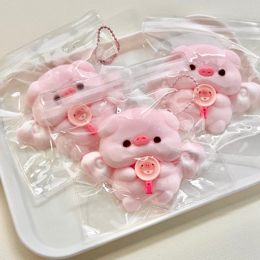 Angel Piggy Squishy Toy