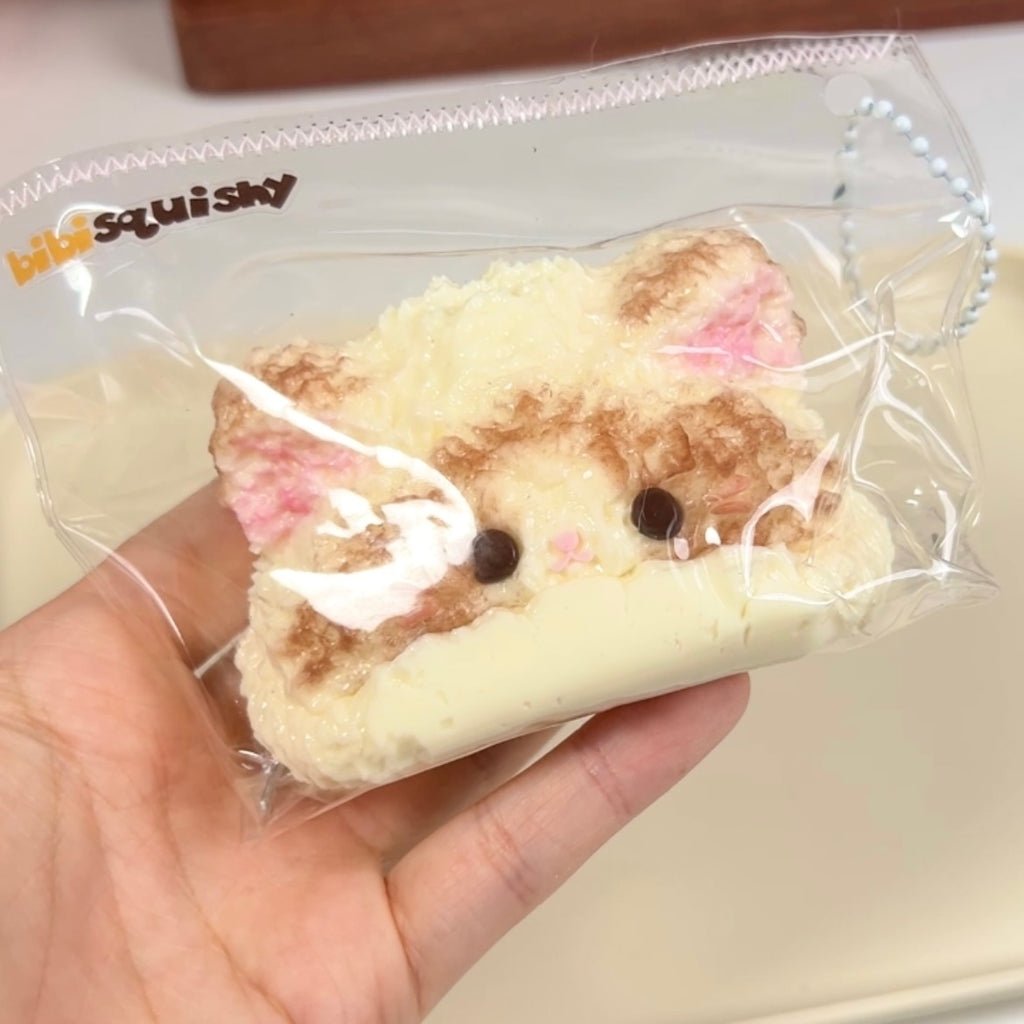 Fluffy Cat Hat Squishy Toy