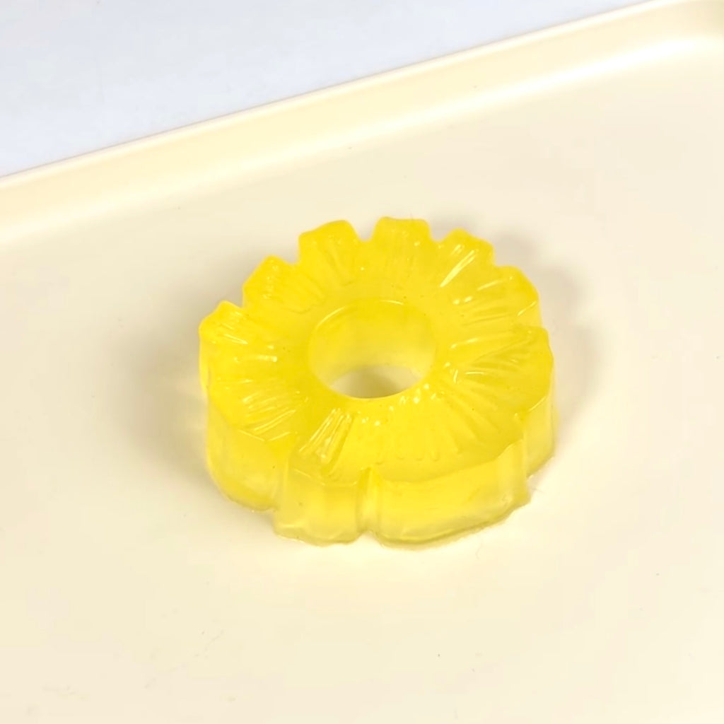 Jelly Pineapple Slice Squishy Toy