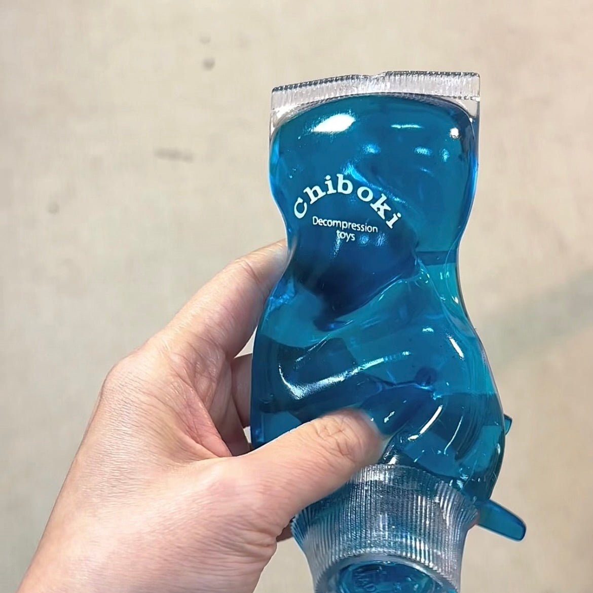 Clear Toothpaste Tube Stress Ball