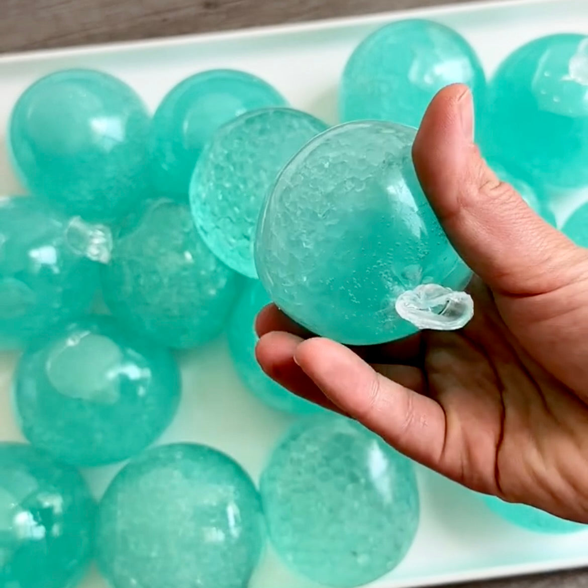 Mint Slush Stress Ball(crunchy texture)