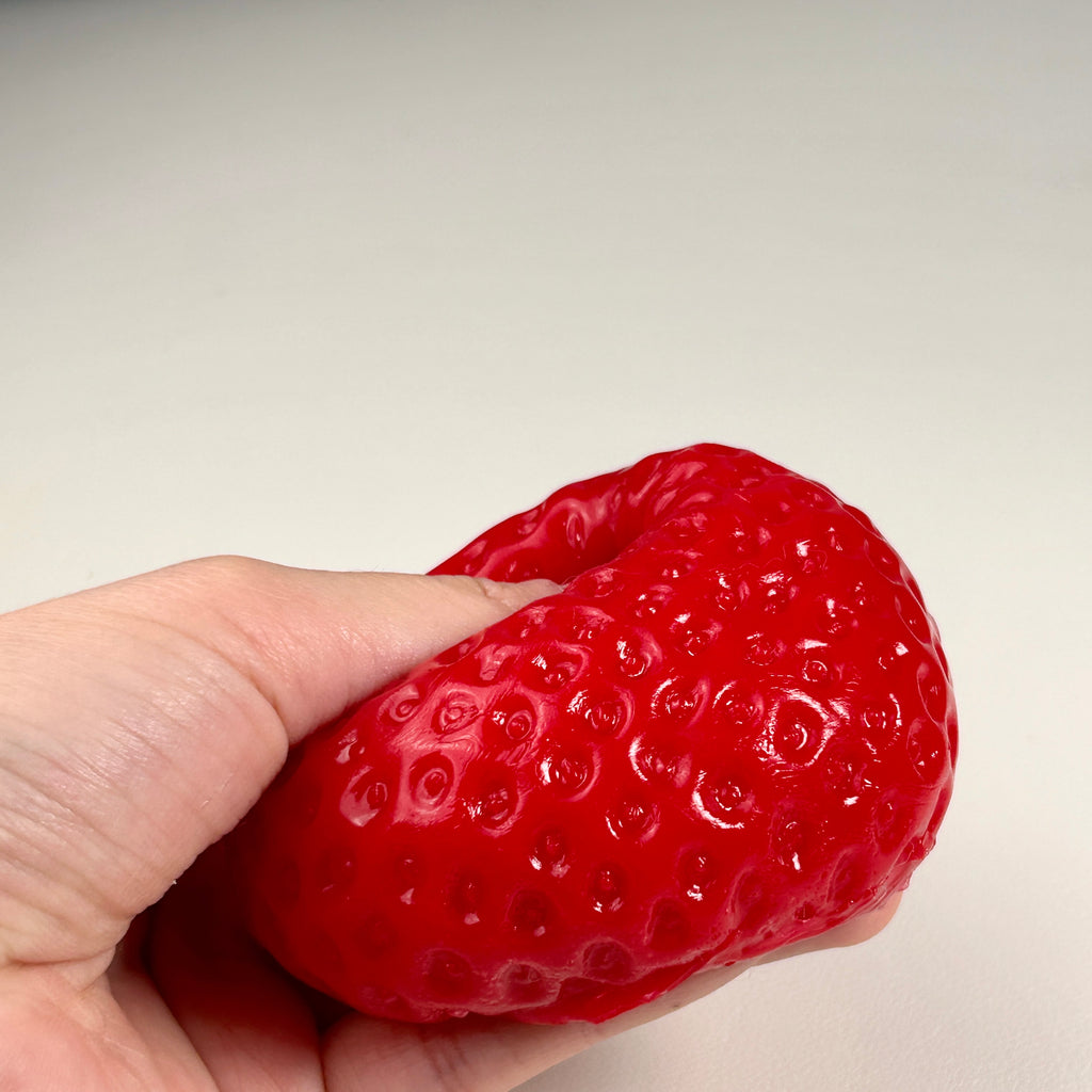 Big Strawberry Squishy Toy