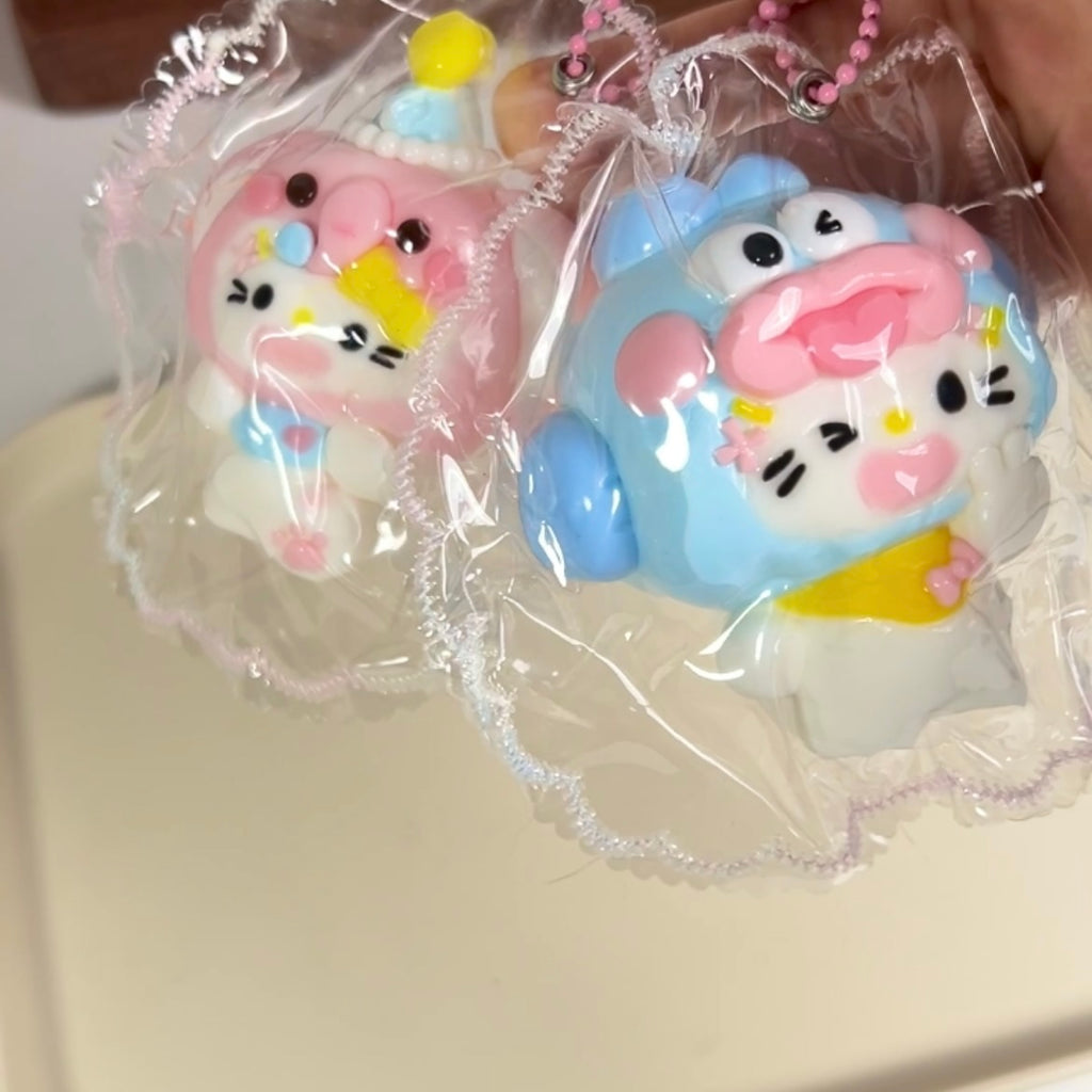 Kitten in a Nightcap Squishy Toy