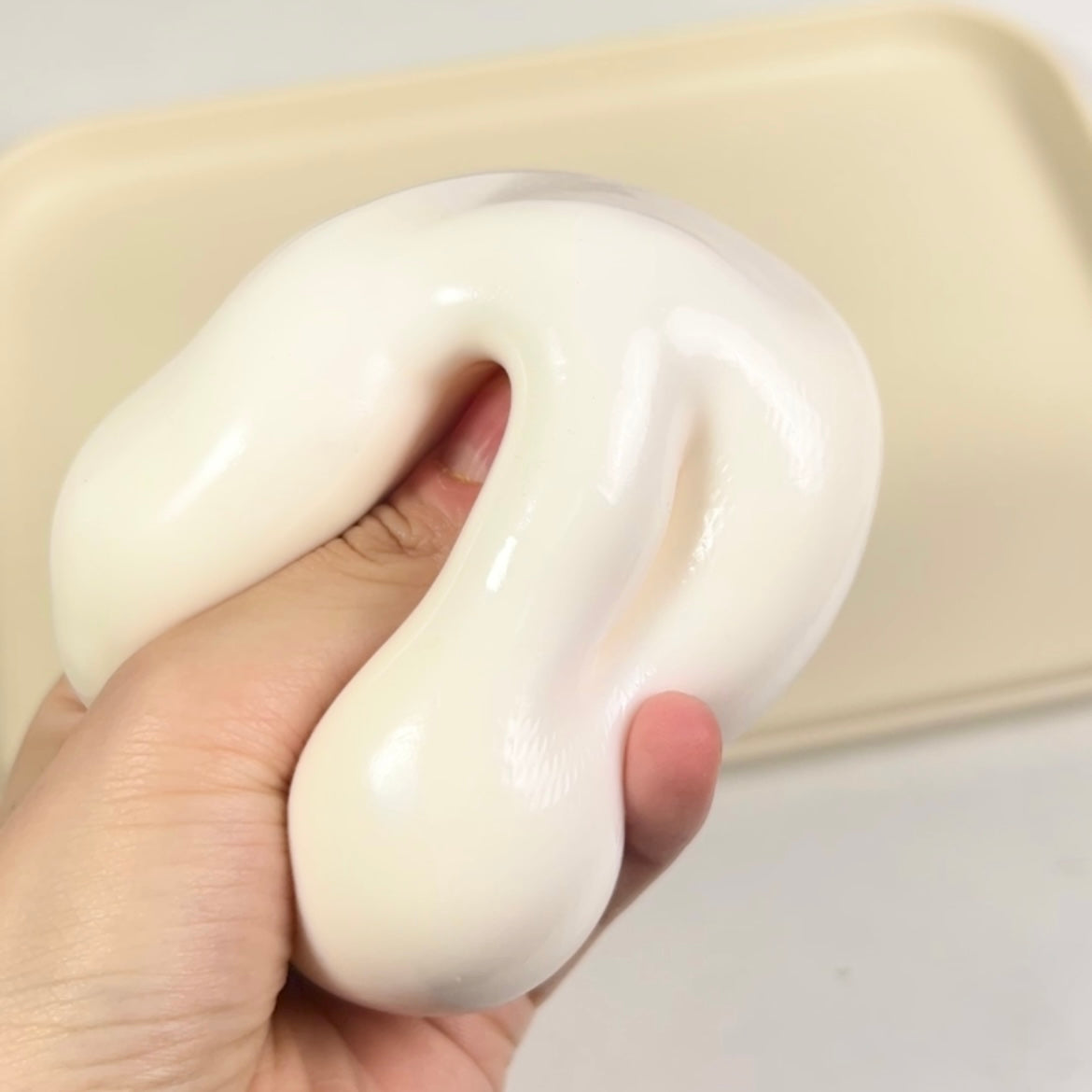 Cheese-Texture Stress Ball