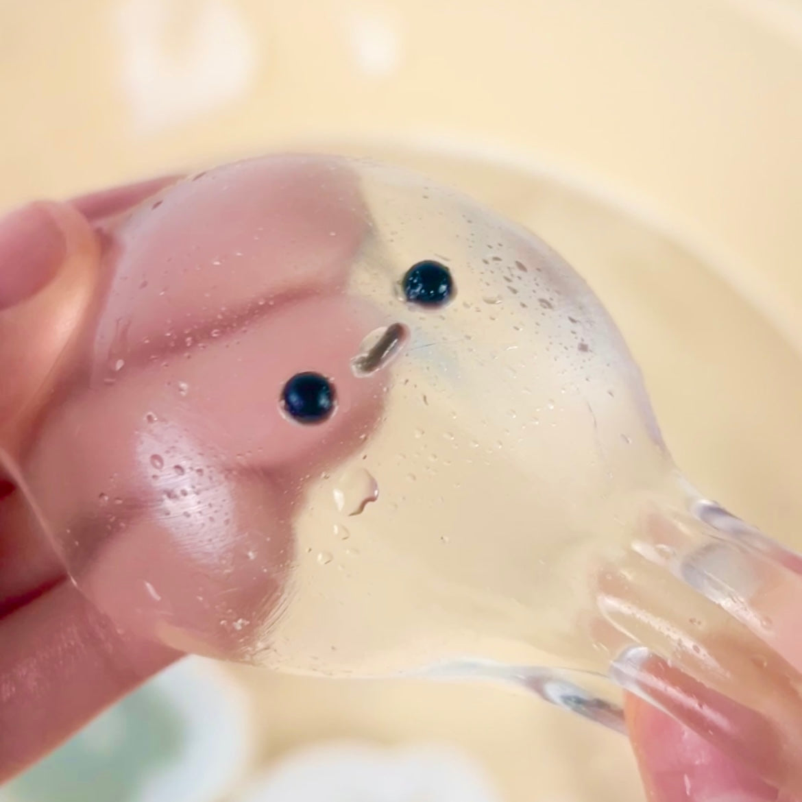 Clear Baby Jellyfish Squishy Toy