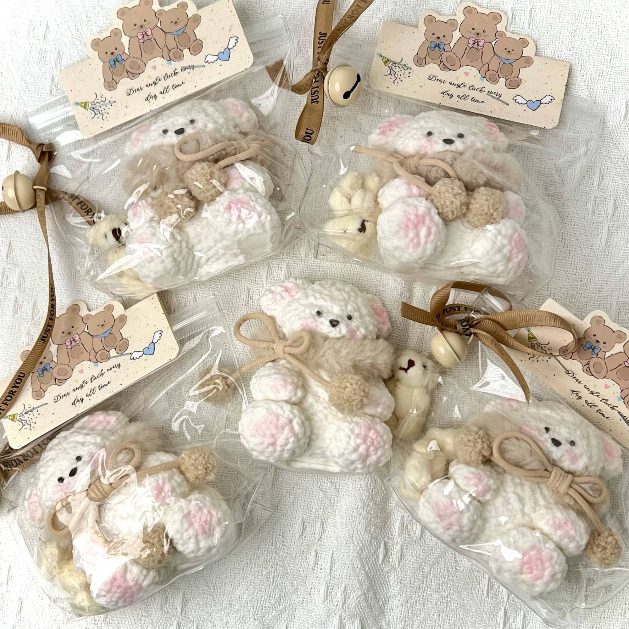 Fuzzy Scarf Teddy Bear Squishy Toy