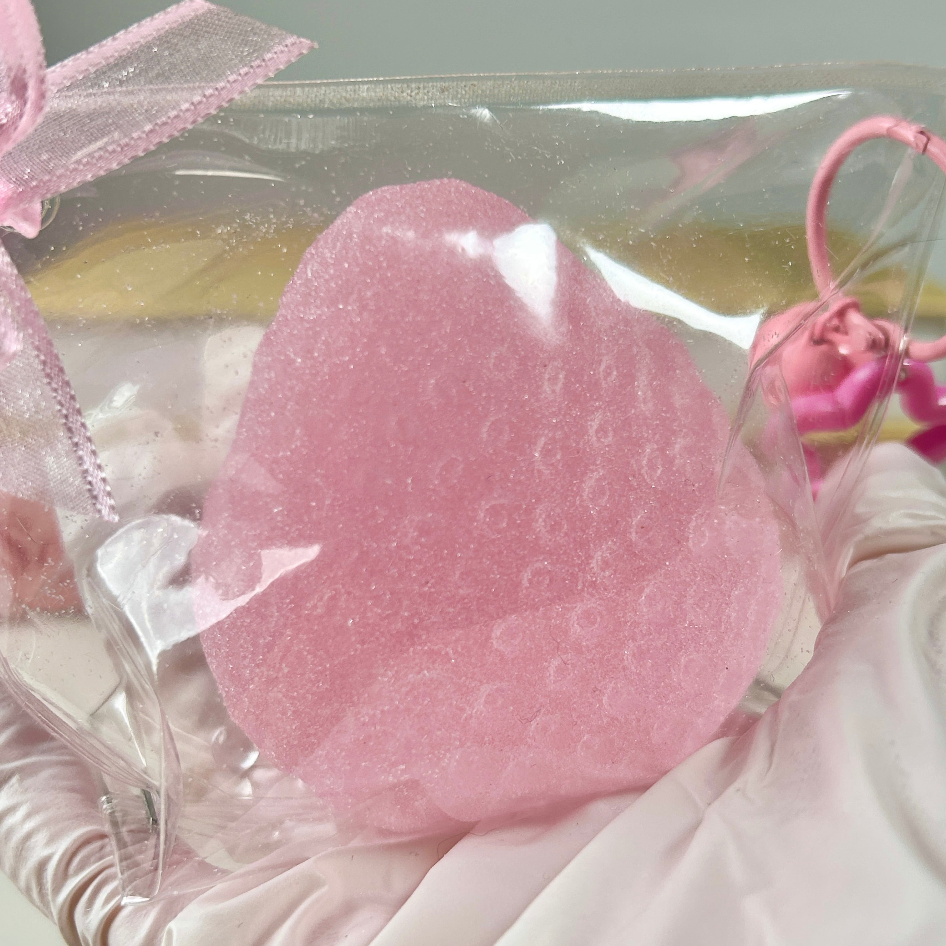 Sour Sanded Gummy Strawberry Squishy Toy