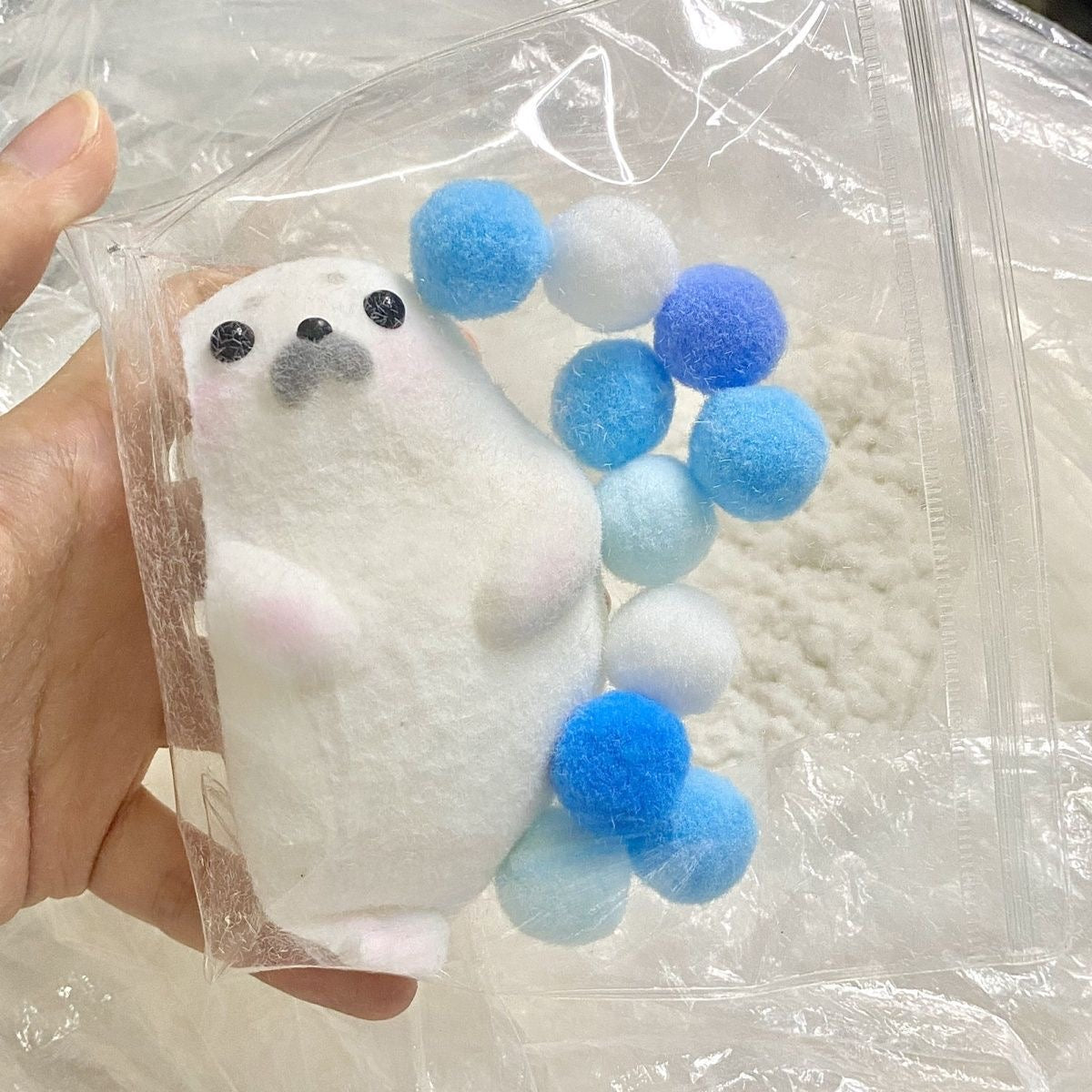 Lying Seal Squishy Toy