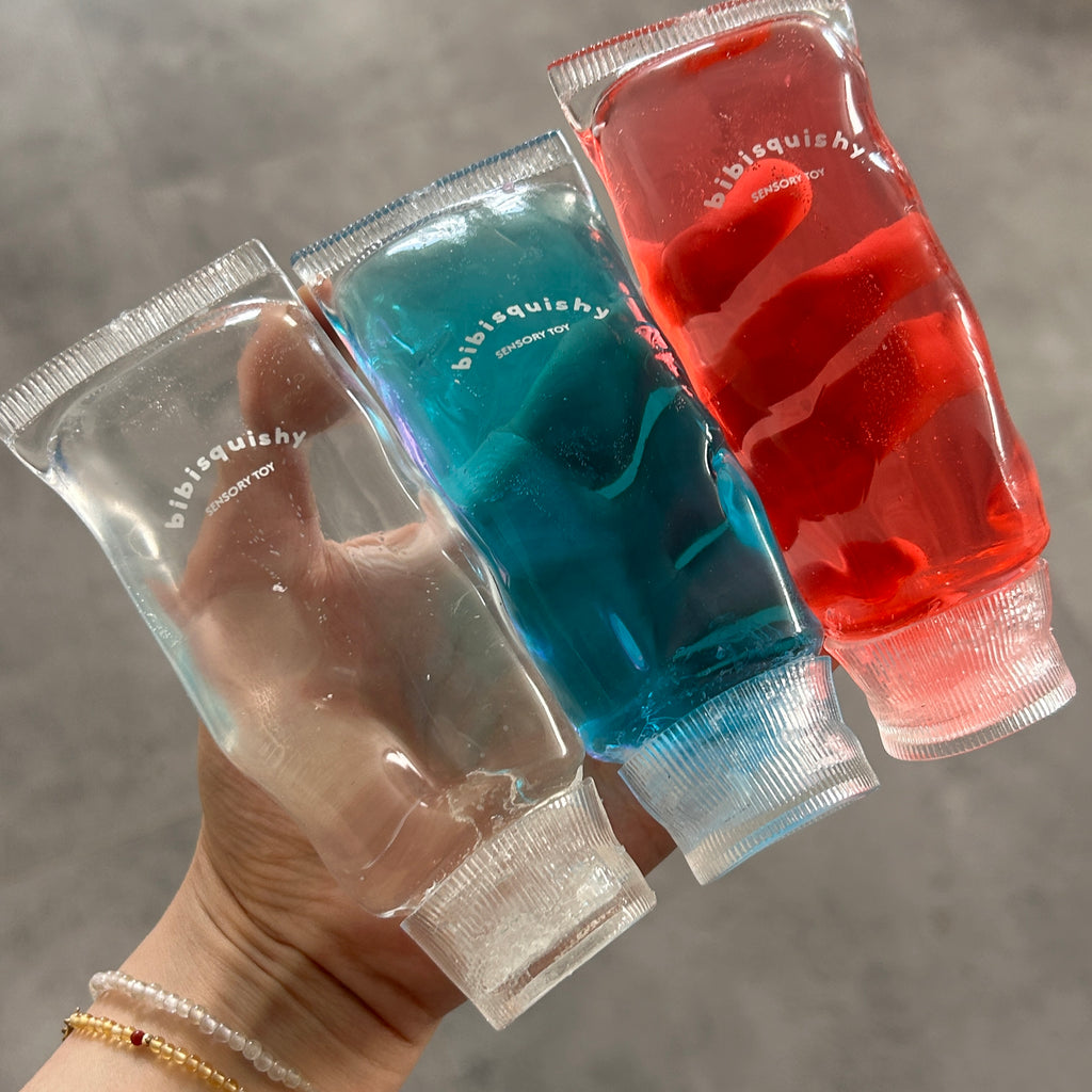 Clear Toothpaste Tube Stress Ball